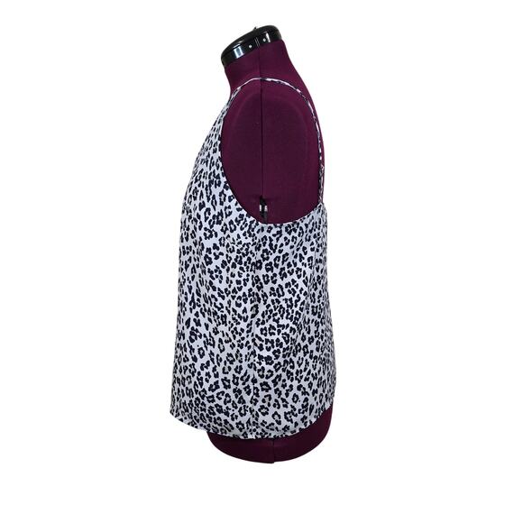 Women's Banana Republic Gray Cheetah Print Camisole Tank | Size Large - Picture 2 of 10